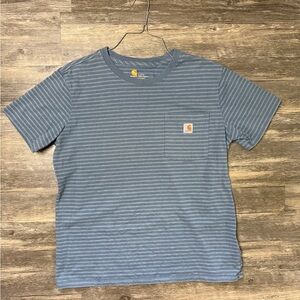 Carhartt Gray Striped Tee